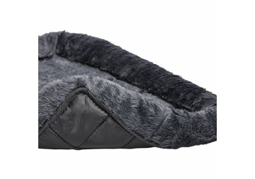 MidWest Quiet Time Pet Bed / Лежанка Мидвест Меховая Серая