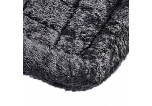 MidWest Quiet Time Pet Bed / Лежанка Мидвест Меховая Серая