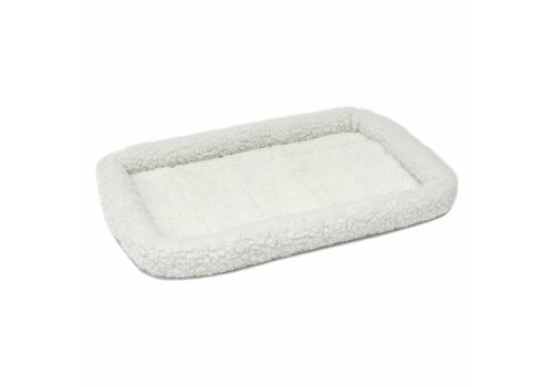 MidWest Quiet Time Pet Bed / Лежанка Мидвест Флисовая Белая