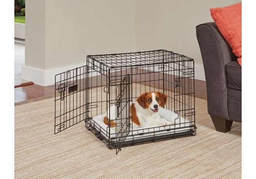 MidWest Quiet Time Pet Bed / Лежанка Мидвест Флисовая Белая
