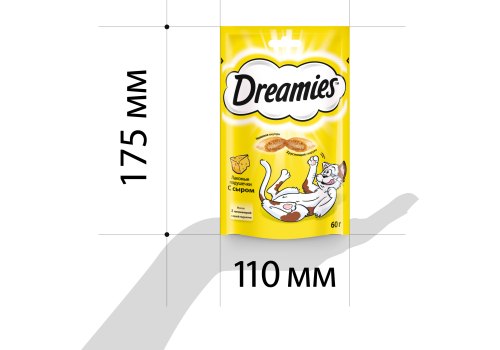 Dreamies / Лакомство Дримис для кошек Подушечки с Сыром