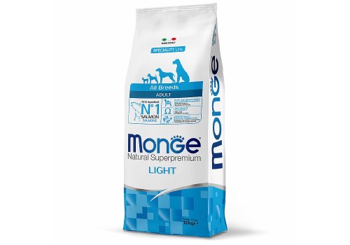 Monge Dog Speciality Light Salmon & Rice / Сухой корм Монж Спешиалити для собак всех пород Низкокалорийный Лосось с рисом