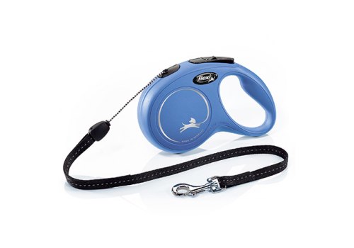 flexi New Classic S cord 8 m, for dogs up to 12 kg / Рулетка флекси для собак весом до 12 кг, трос 8 м