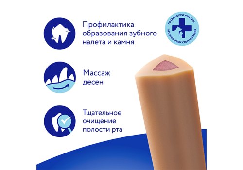 Мнямс Dental Лакомство для собак Зубной снек с Лососем