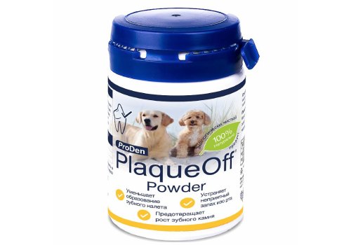 ProDen PlaqueOff / Средство Проден ПлагОфф для профилактики зубного камня у собак и кошек