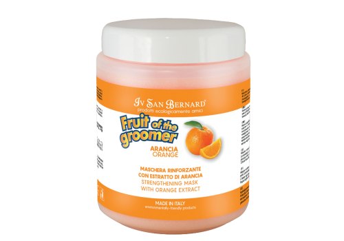 Iv San Bernard Fruit of the Groomer Orange Strengthening Mask / Маска Ив Сан Бернард для Слабой Выпадающей шерсти с Силиконом Восстанавливающая