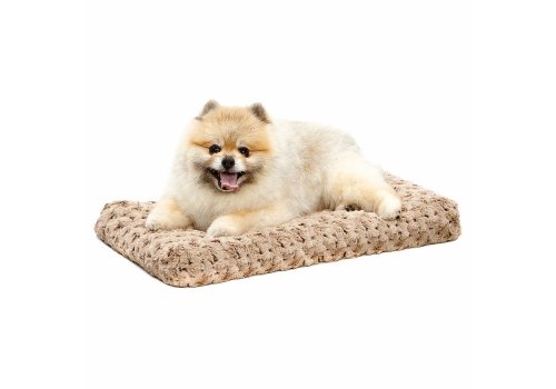 MidWest Ombre' Mocha Swirl Fur Pet Bed / Лежанка Мидвест с завитками Плюшевая Мокко