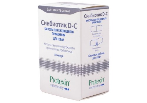 Protexin Synbiotic D-С 50 / Синбиотик для создания в кишечнике правильной микрофлоры у собак