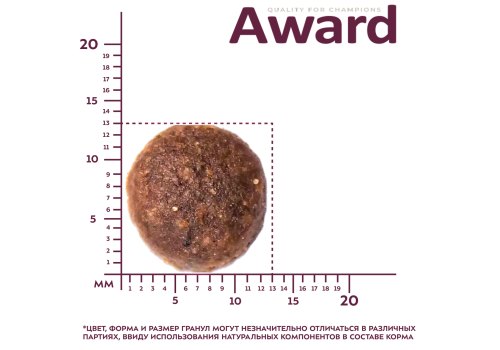 Award Medium Adult / Сухой корм Авард для взрослых собак Средних пород Индейка курица морковь черная смородина
