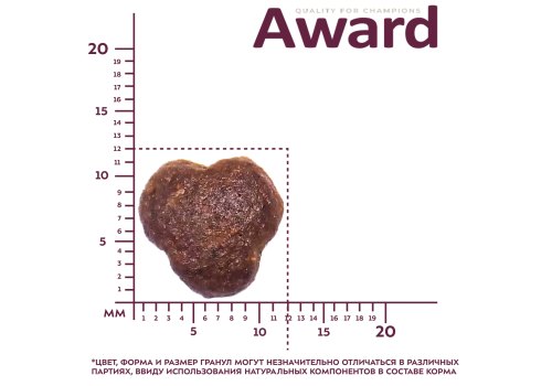 Award Indoor Big cats / Сухой корм Авард для взрослых Домашних кошек Крупных пород Говядина курица брокколи юкка Шидигера