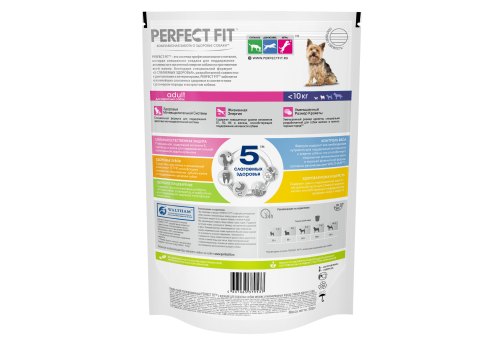 Perfect Fit Dog Adult / Сухой корм Перфект Фит для собак Мелких и Миниатюрных пород Курица