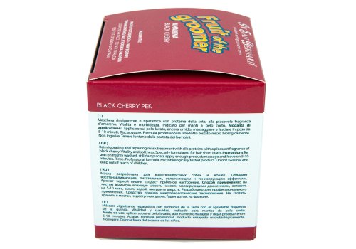 Iv San Bernard Fruit of the Groomer Black Cherry Mask Short coat / Маска Ив Сан Бернард для Короткой шерсти с Протеинами шелка Восстанавливающая