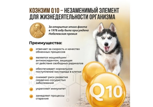 Unitabs CalciPlus с Q10 / Витаминно-минеральный комплекс Юнитабс для собак Кальций, Фосфор, витамин Д