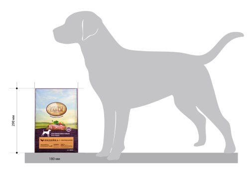 Natures Table / Сухой корм Нейчерс Тейбл для взрослых собак Индейка с овощами