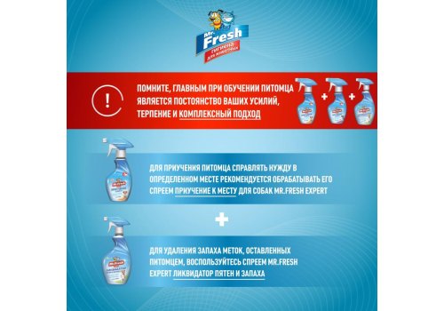 Mr.Fresh Expert / Спрей Мистер Фреш для собак Отучение гадить