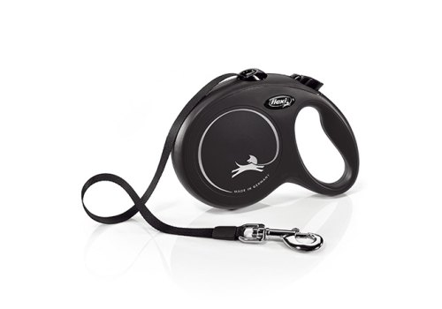 flexi New Classic L tape 5 m, for dogs up to 50 kg / Рулетка флекси для собак весом до 50 кг, лента 5 м