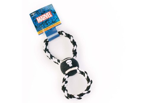 Buckle-Down / Мячик на веревке Бакл-Даун для собак Каратель чёрный
