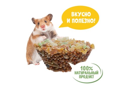 Happy Jungle Prestige Honey Cake / Лакомство Хеппи Джангл для Грызунов Корзинки Мед + Фрукты