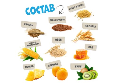 Happy Jungle Prestige Honey Cake / Лакомство Хеппи Джангл для Грызунов Корзинки Мед + Фрукты