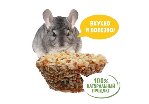 Happy Jungle Prestige Honey Cake / Лакомство Хеппи Джангл для Грызунов Корзинки Мед + Орехи