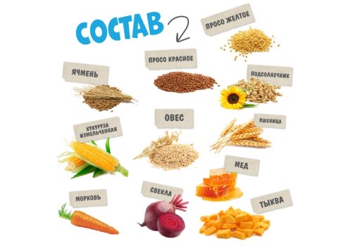 Happy Jungle Prestige Honey Cake / Лакомство Хеппи Джангл для Грызунов Корзинки Мед + Овощи