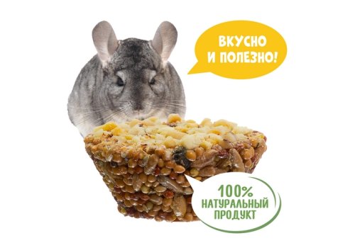 Happy Jungle Prestige Honey Cake / Лакомство Хеппи Джангл для Грызунов Корзинки Медовый микс