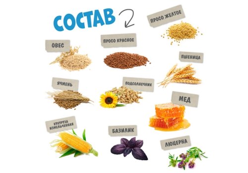 Happy Jungle Honey Sticks / Лакомство Хеппи Джангл для Крупных грызунов Палочки Мед + Травы