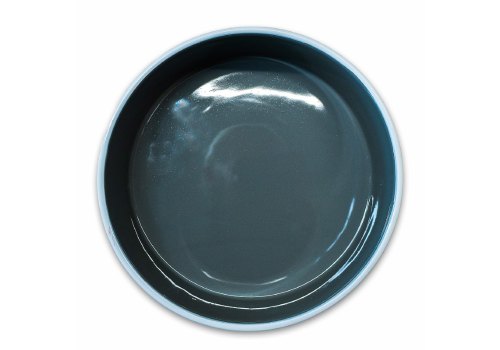 Mr.Kranch / Миска керамическая для собак с рисунком Серая