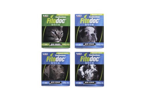 Fitodoc / БиоОшейник Фитодок для собак Крупных пород Репеллентный от блох до 3 месяцев и клещей до 5 недель на основе эфирных масел
