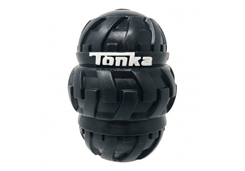 Tonka / Игрушка-дозатор Тонка для собак для лакомств тройной черный