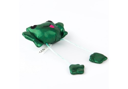 Petstages / Игрушка Петстейджес для кошек Танцующий лягушонок со звуком и с кошачьей мятой