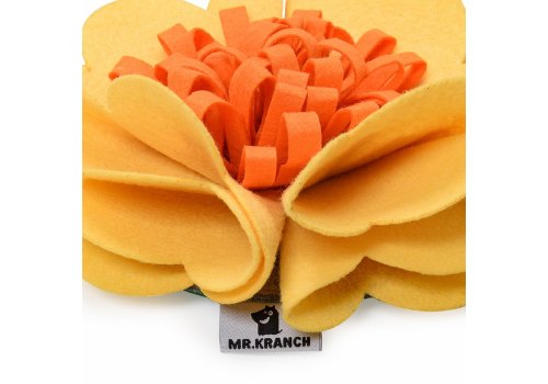 Mr.Kranch / Нюхательная игрушка Мистер Кранч для собак Цветок Желтый