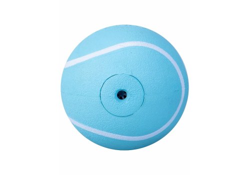 Playology Squeaky Chew Ball / Игрушка Плэйолоджи для собак хрустящий жевательный мяч с пищалкой и с ароматом арахиса Голубой