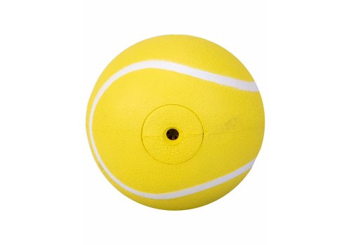 Playology Squeaky Chew Ball / Игрушка Плэйолоджи для собак хрустящий жевательный мяч с пищалкой и с ароматом курицы Желтый