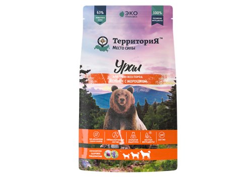 Территория Урал / Сухой корм для собак всех пород Ягненок с морошкой