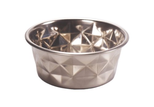 Mr.Kranch Daimond / Миска Мистер Кранч для животных Нескользящее основание нержавеющая сталь