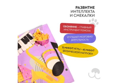 Mr.Kranch / Нюхательный коврик Мистер Кранч для собак Музыкальный магазин