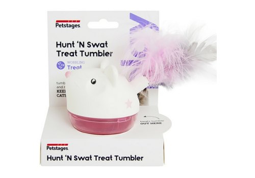 Petstages Hunt'N Swat Treat Tumber / Игрушка Петстейджес для кошек Шар-стаканчик для лакомств