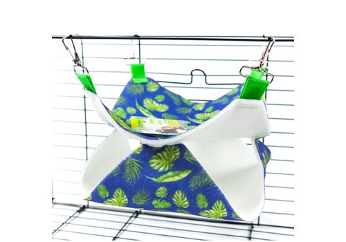 Bambini Pets / Двухуровневый подвесной гамак Бамбини Петс из фетра для Грызунов и Хорьков