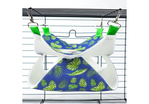 Bambini Pets / Двухуровневый подвесной гамак Бамбини Петс из фетра для Грызунов и Хорьков