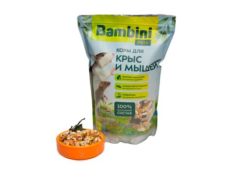 Bambini Pets / Корм Бамбини Петс для крыс и мышей