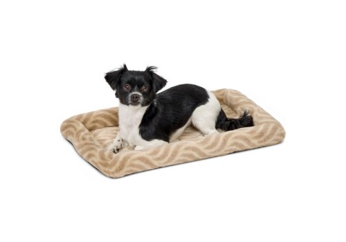 MidWest Deluxe Wave Bed / Лежанка Мидвест Меховая Песочная для собак и кошек