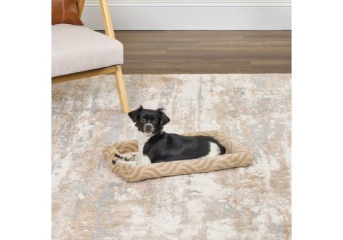 MidWest Deluxe Wave Bed / Лежанка Мидвест Меховая Песочная для собак и кошек