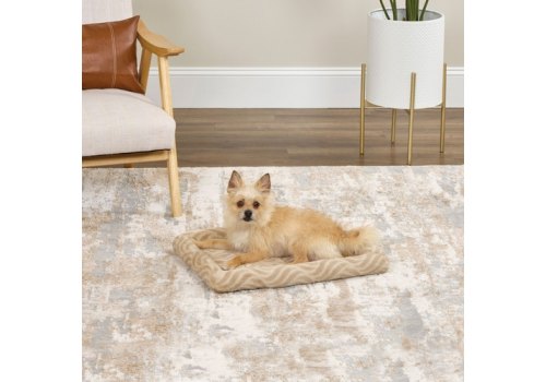 MidWest Deluxe Wave Bed / Лежанка Мидвест Меховая Песочная для собак и кошек