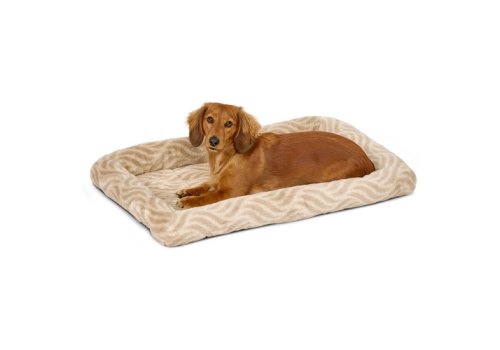 MidWest Deluxe Wave Bed / Лежанка Мидвест Меховая Песочная для собак и кошек