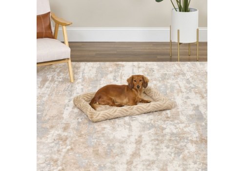 MidWest Deluxe Wave Bed / Лежанка Мидвест Меховая Песочная для собак и кошек