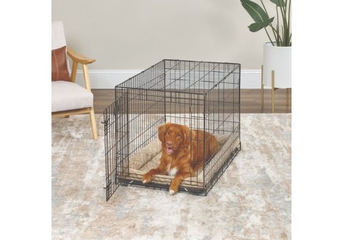 MidWest Deluxe Wave Bed / Лежанка Мидвест Меховая Песочная для собак и кошек