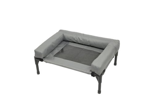 Mr.Kranch Elevated / Лежанка-шезлонг Мистер Кранч с мягкими бортиками для собак серая