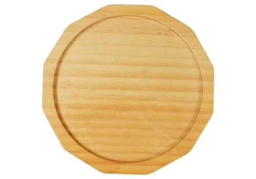 Mr.Kranch Bamboo / Миска Мистер Кранч Керамическая белая на бамбуковой подставке