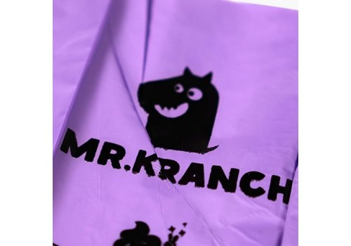 Mr.Kranch / Компостные пакеты Мистер Кранч для выгула собак фиолетовые